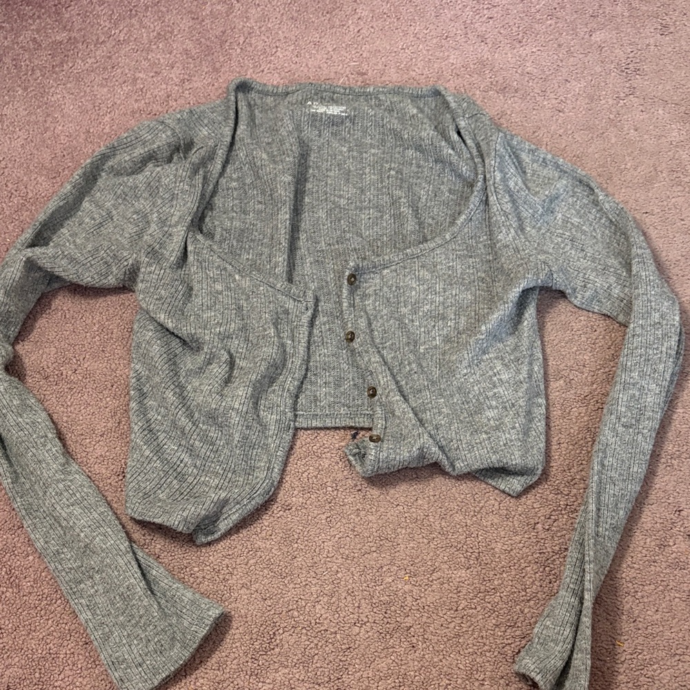 Arizona Jean Company Heather Gray Women's Cardigan